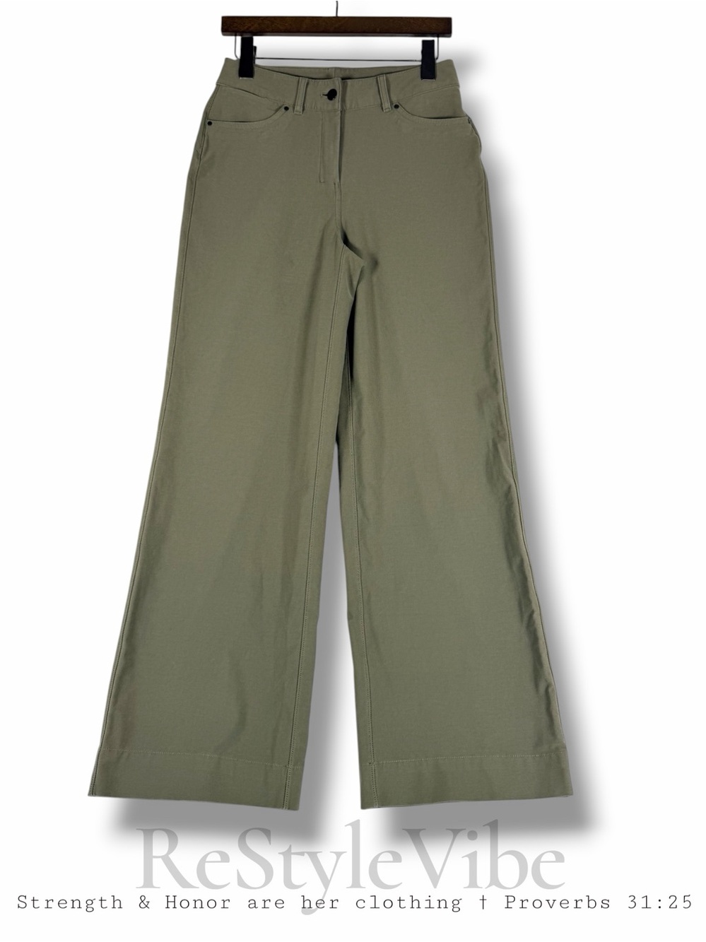 LULULEMON Women’s Size 6 Pants Wide Leg High Rise Style Fit Stretch